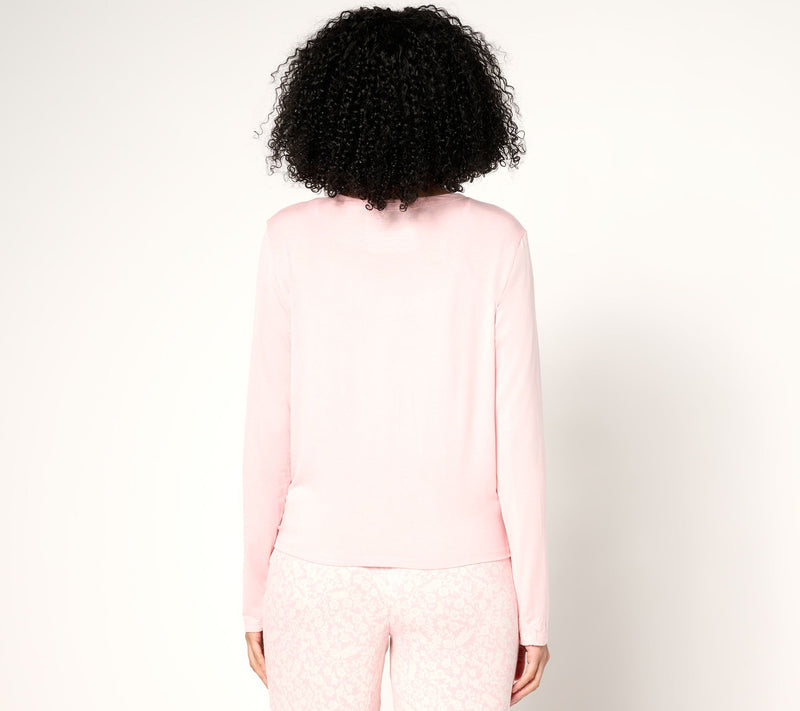 Cuddl Duds Soft Stretch Everyday Cardigan — View 7