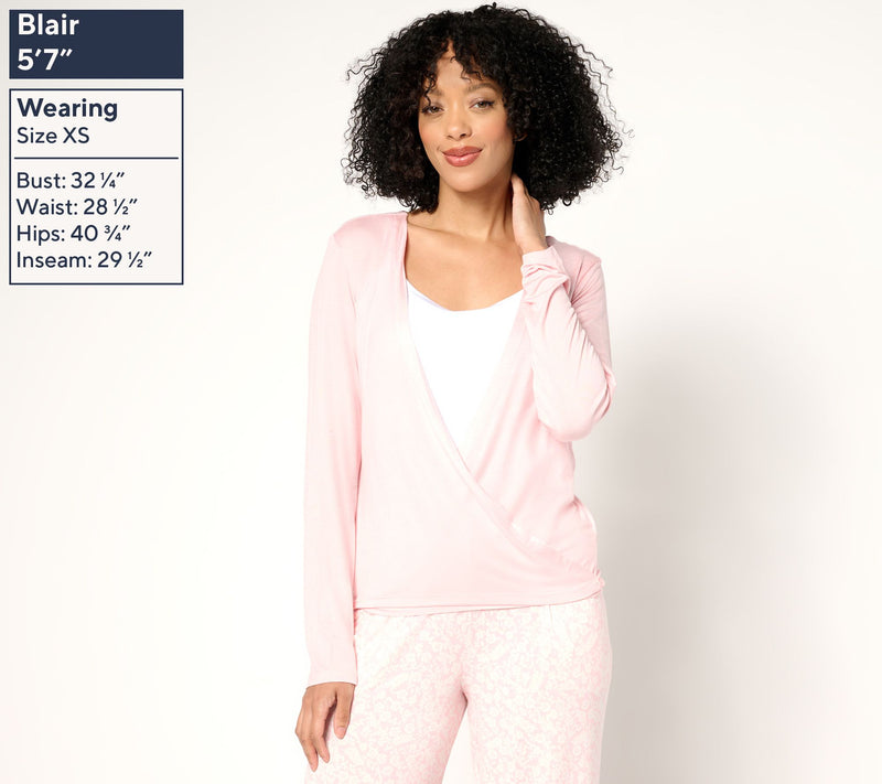 Cuddl Duds Soft Stretch Everyday Cardigan — View 6