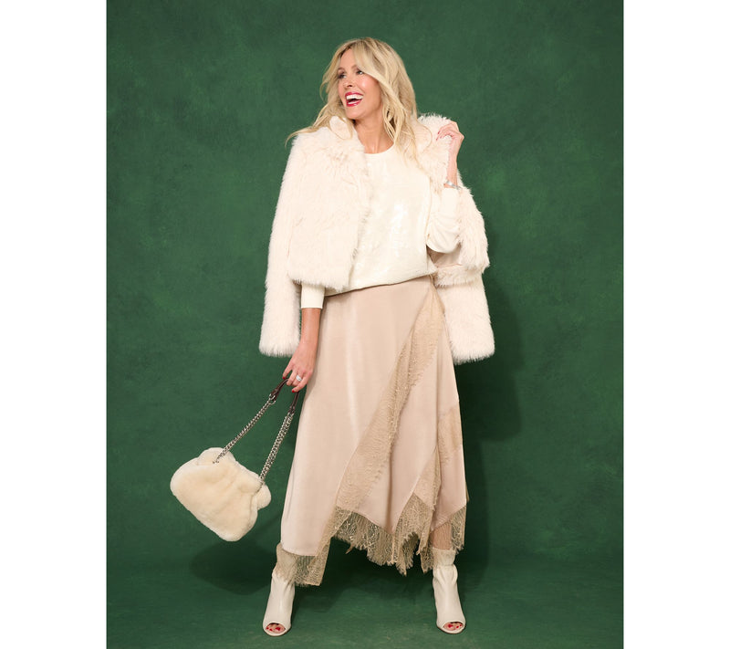 Me by Jennie Garth Faux Fur Coat — View 11