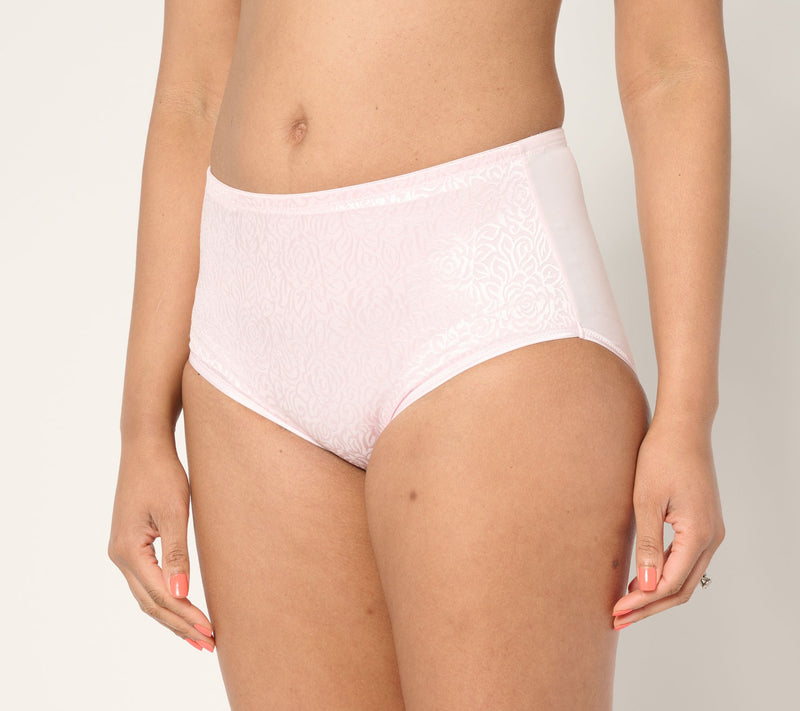 Breezies Wild Rose High Waisted Shaping Brief Set of 2 — View 5