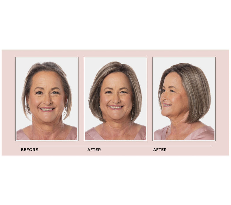 Toni Brattin Celebrity Chin-Length Sleek Bob Wig — View 29