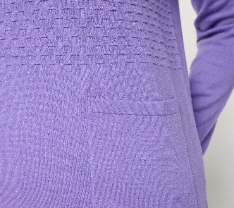Sport Savvy Mixed Stitch Pullover Sweater — View 6