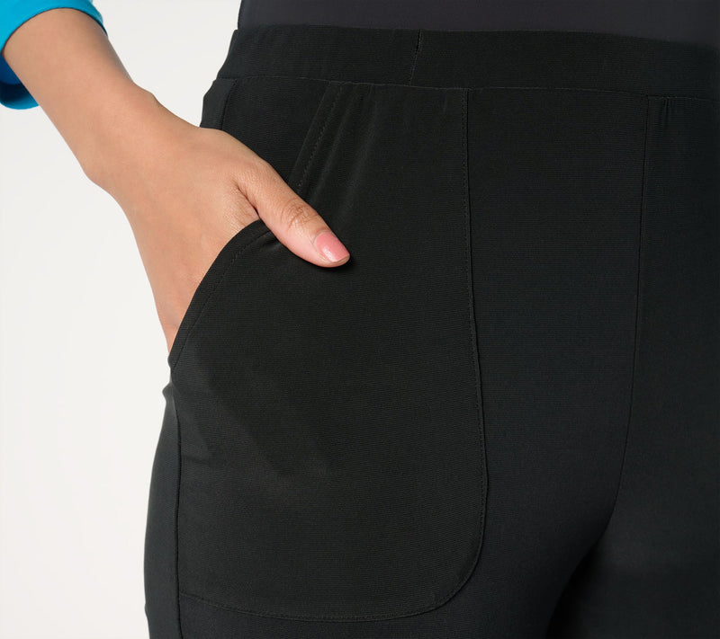 Women with Control Petite Knit Top & Pant Set — View 4