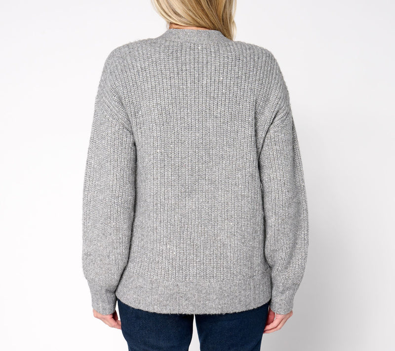Studio Park x Amy Stran Button Front Sparklin' Cardigan — View 12