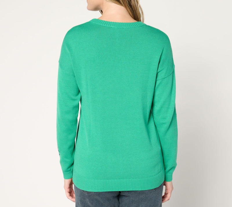 Belle by Kim Gravel Drop it Like It's Yacht Sweater — View 4