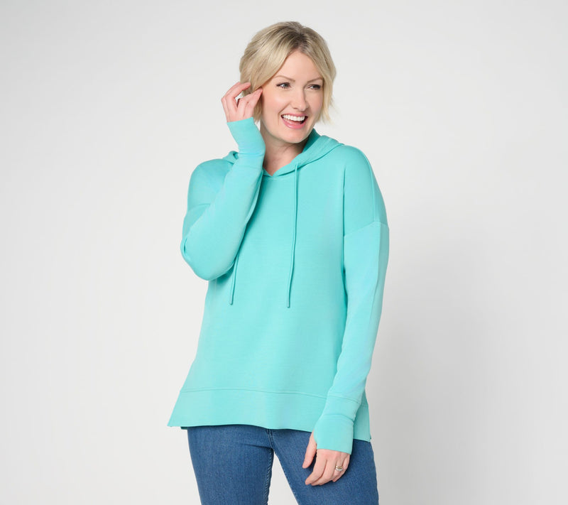 Belle Body by Kim Gravel ScubaLuxe Pop Color Hoodie — Main view