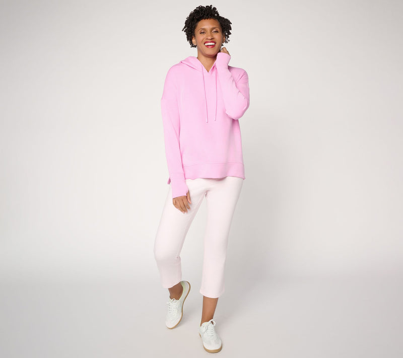 Belle Body by Kim Gravel ScubaLuxe Pop Color Hoodie — View 7