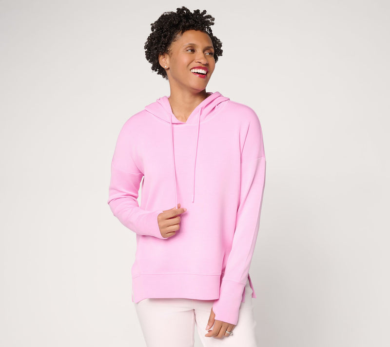 Belle Body by Kim Gravel ScubaLuxe Pop Color Hoodie — View 18