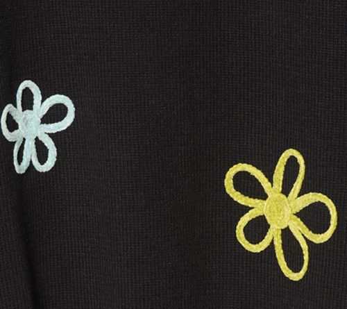 Belle by Kim Gravel Femme Flowers Chenille Daisy Sweater — View 2