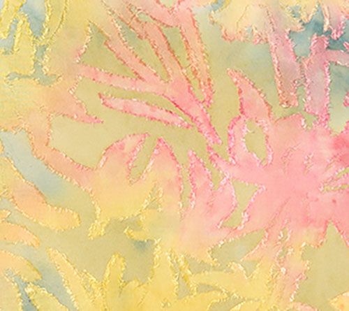 Susan Graver Weekend Regular Tie Dye Burnout 3/4 Sleeve A-Line Tunic — View 11