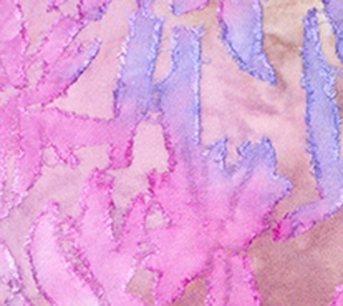Susan Graver Weekend Petite Tie Dye Burnout 3/4 Sleeve A-Line Tunic — View 4