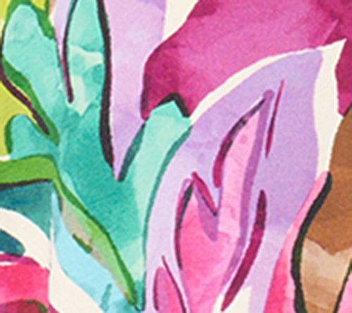 Susan Graver Print or Solid St. Tropez Drapey Woven Shirt — View 7