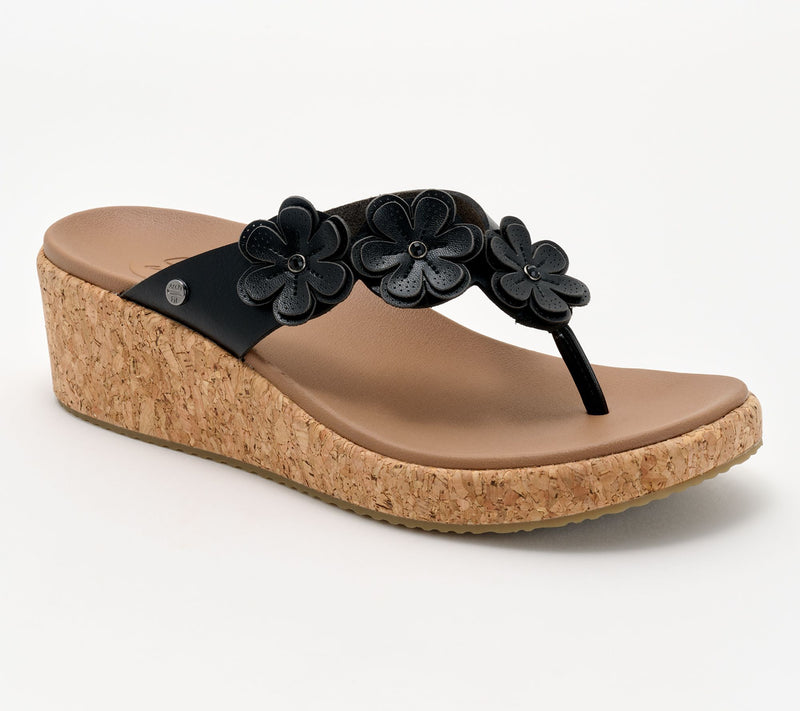 Skechers Cali Arch Fit Beverlee Floral Thong Sandals - Rare Blossom — View 11