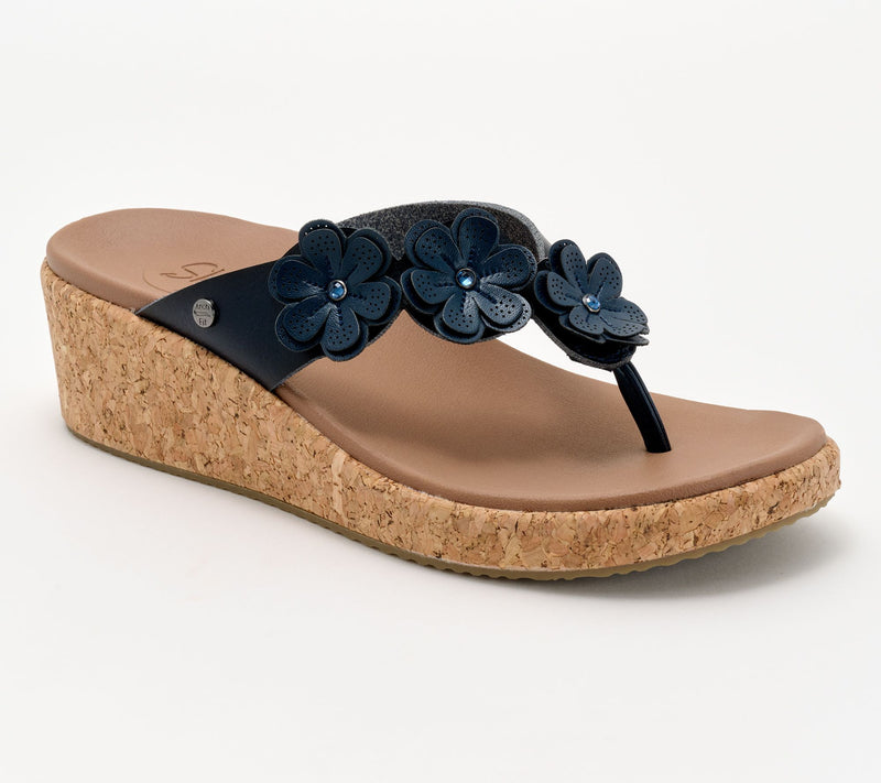Skechers Cali Arch Fit Beverlee Floral Thong Sandals - Rare Blossom — View 9