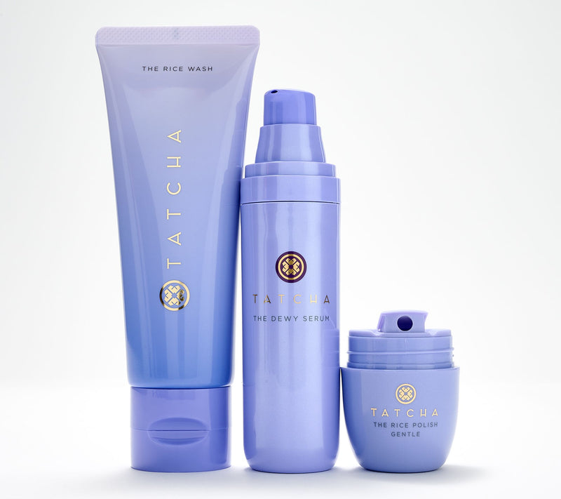 TATCHA Rice Wash, Dewy Serum, & Mini Gentle Rice Polish — View 2
