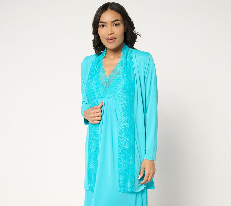 Breezies Lounge Lace Wrap — View 15