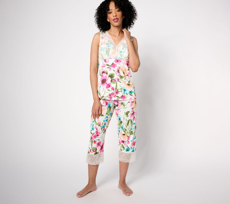 Breezies Lounge Lace Trim Pant — View 6