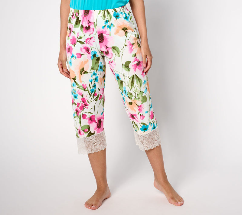 Breezies Lounge Lace Trim Pant — View 14