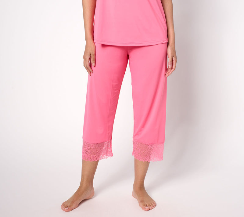 Breezies Lounge Lace Trim Pant — View 16