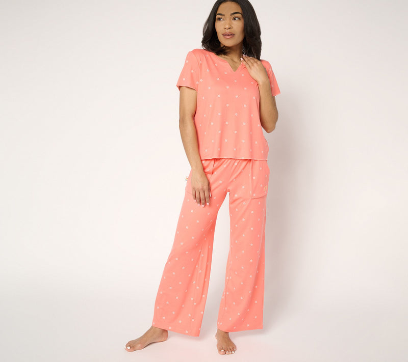 Ocean Pacific Short Sleeve and Pant Lounge Set — View 11