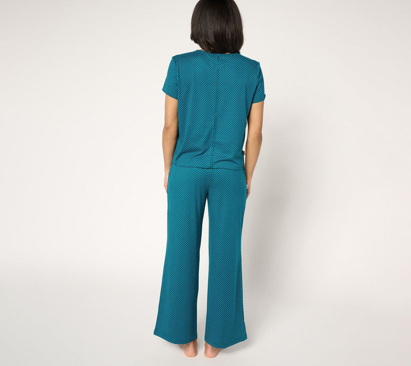 Ocean Pacific Short Sleeve and Pant Lounge Set — View 4