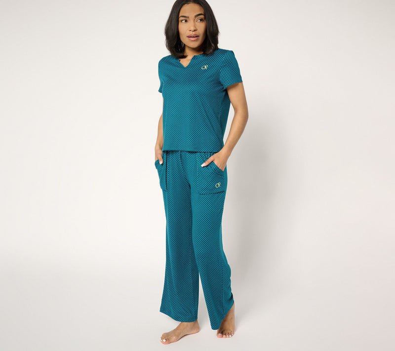 Ocean Pacific Short Sleeve and Pant Lounge Set — View 13