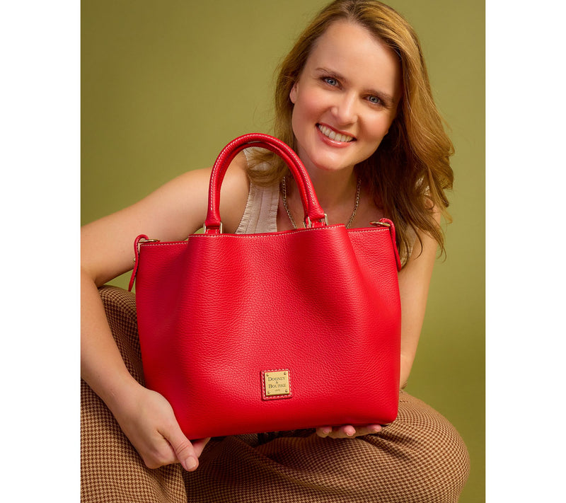 Dooney & Bourke Lucca Pebble Leather Large Barlow Tote — View 28
