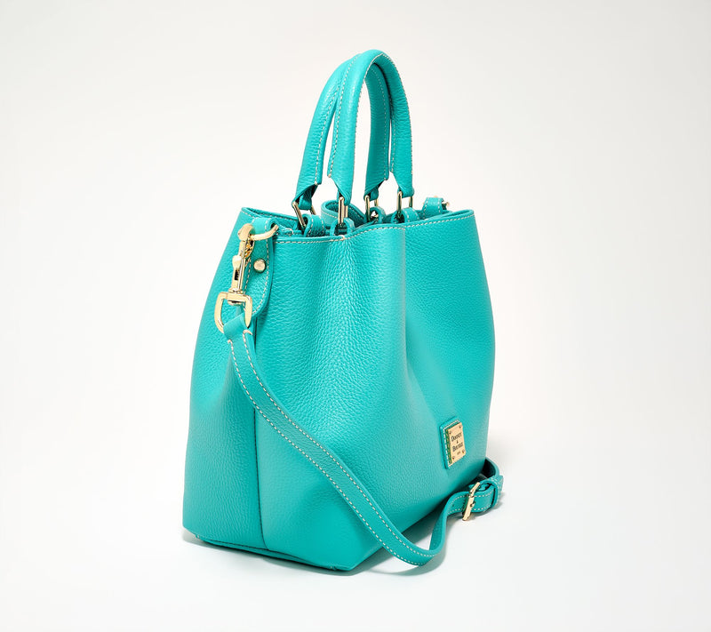 Dooney & Bourke Lucca Pebble Leather Large Barlow Tote — View 24