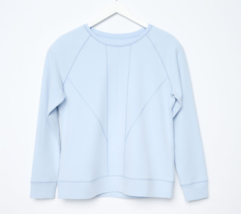 Denim & Co. Active French Terry Round Neck Pullover — View 11