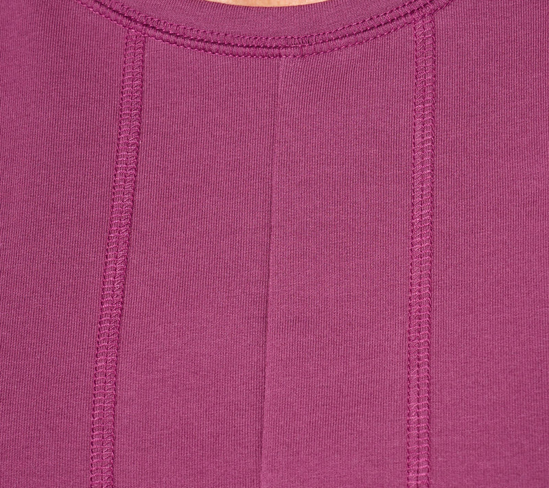 Denim & Co. Active French Terry Round Neck Pullover — View 18