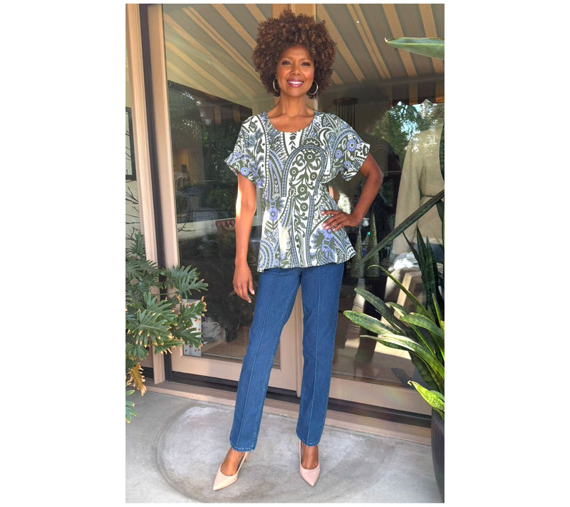 BEAUTIFUL by Lawrence Zarian Dolman Sleeve Top — View 15