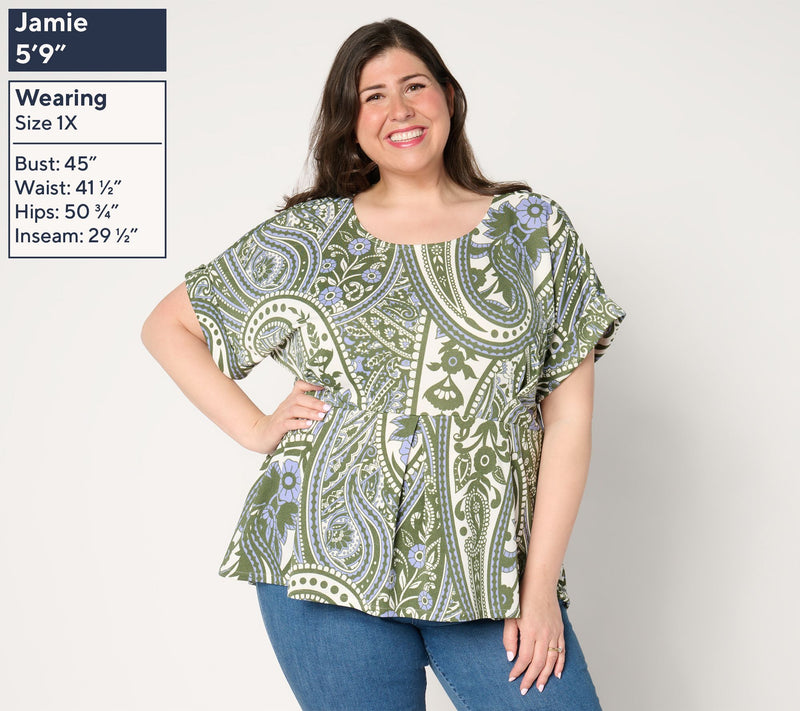 BEAUTIFUL by Lawrence Zarian Dolman Sleeve Top — View 10