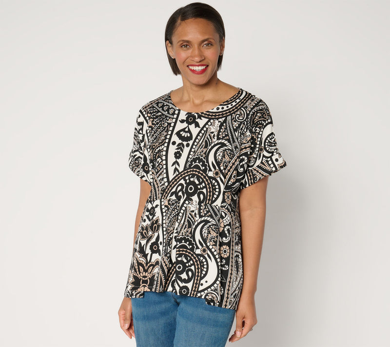 BEAUTIFUL by Lawrence Zarian Dolman Sleeve Top — View 9