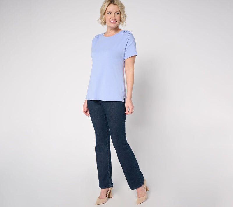 BEAUTIFUL by Lawrence Zarian Classic Knit Short Sleeve Top — View 15