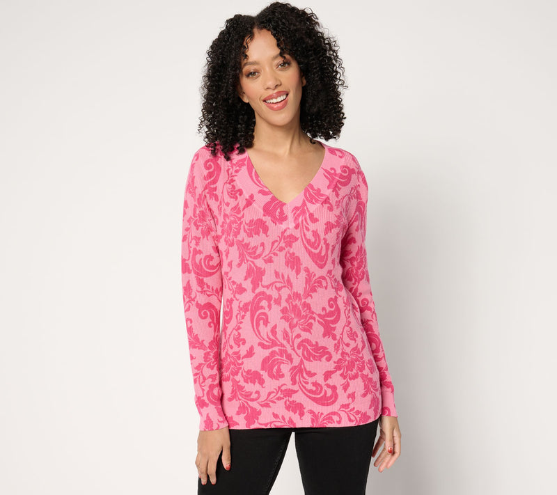 BEAUTIFUL by Lawrence Zarian V-Neck Pullover — View 3