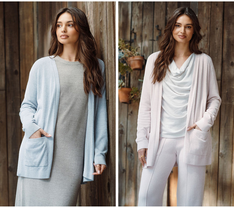 Barefoot Dreams CozyChic Ultra Lite Sunrise Cardigan — View 20