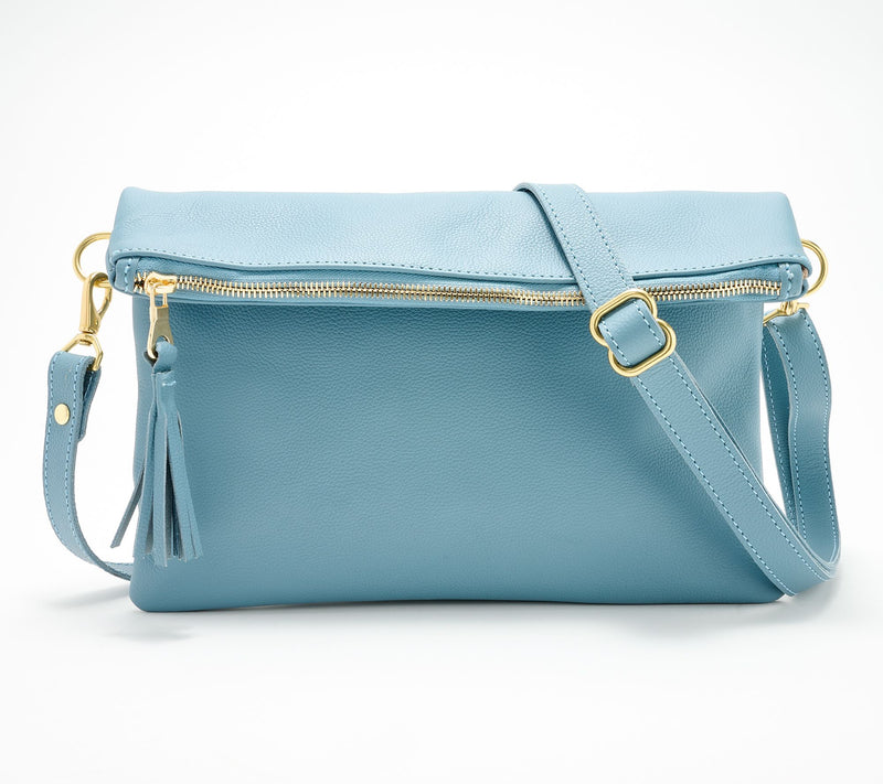 Parker Clay Makeda Leather Foldover Crossbody — Main view