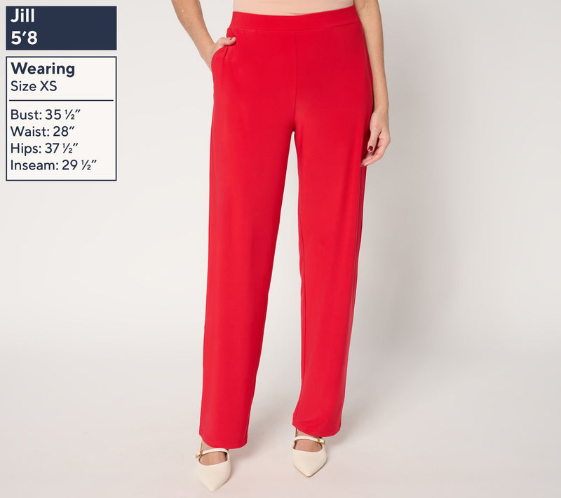 Susan Graver Regular LK Luxe Pull-On Pants with Pockets — View 15
