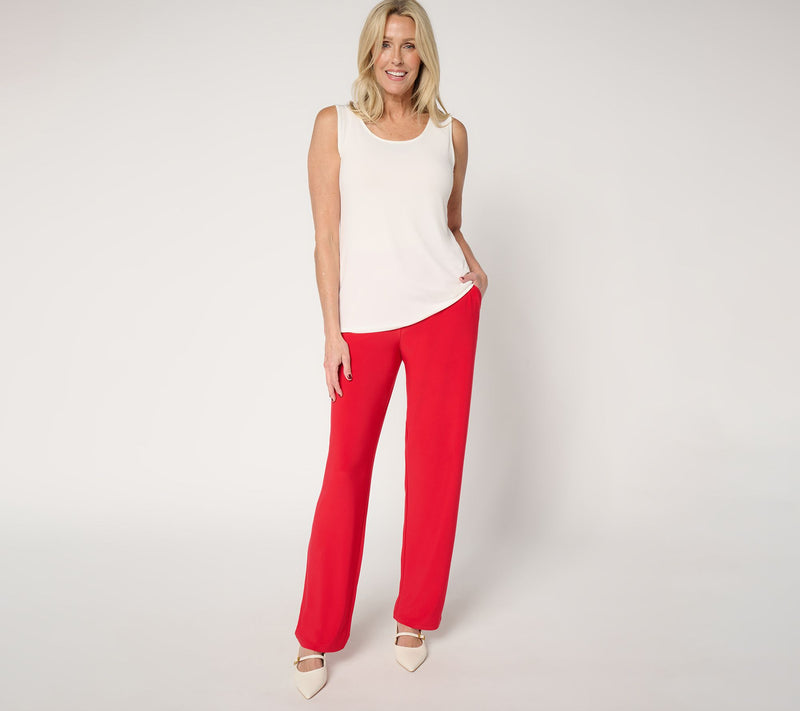 Susan Graver Petite LK Luxe Pull-On Pants with Pockets — View 17