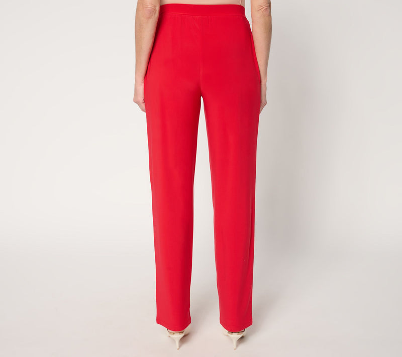 Susan Graver Petite LK Luxe Pull-On Pants with Pockets — View 16