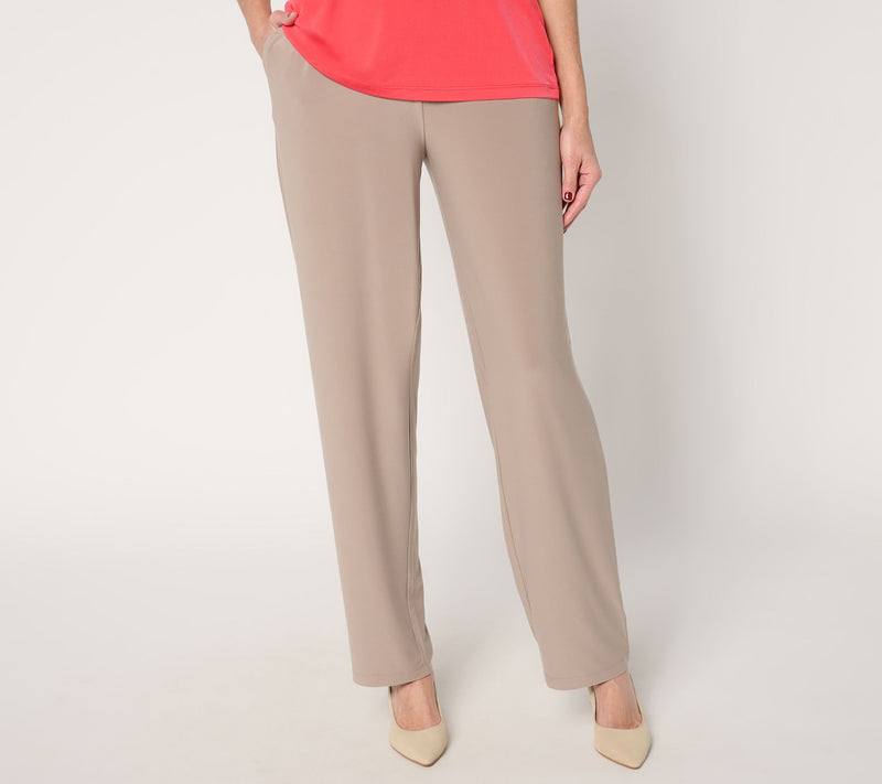 Susan Graver Tall LK Luxe Pull-On Pants with Pockets — View 5