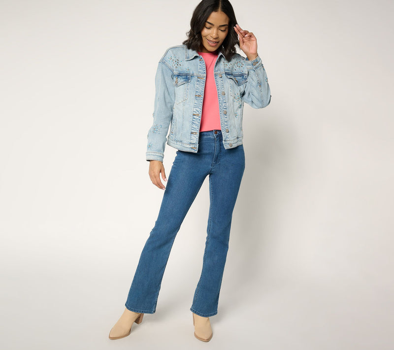 Driftwood Jeans Relaxed Novelty Denim Jacket - Eastwood — View 4