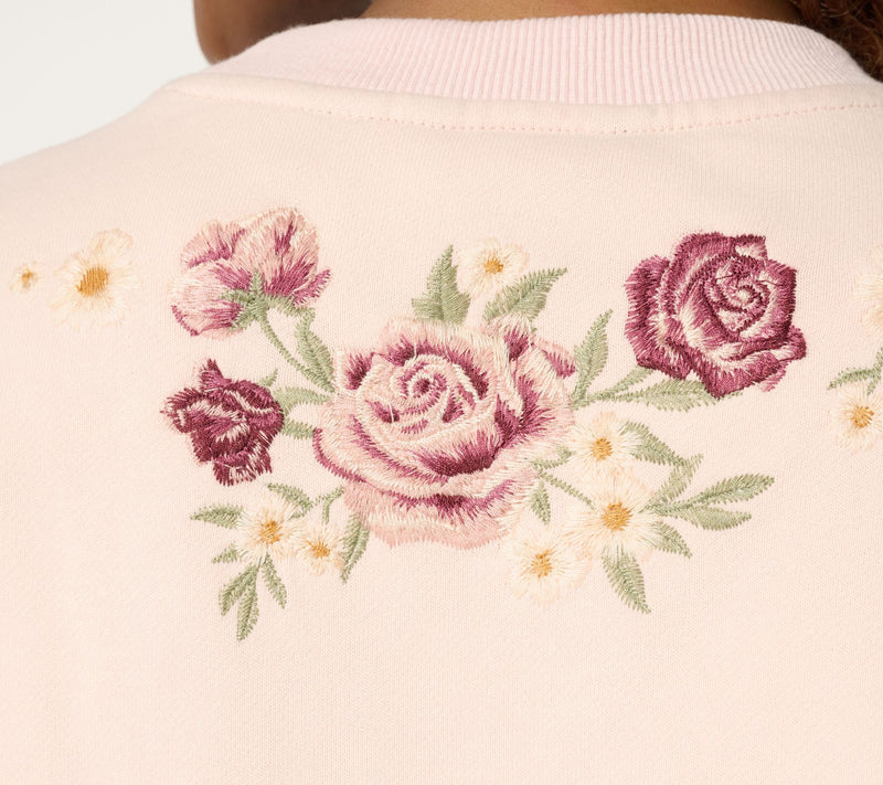 Driftwood Jeans Teddy Crew Neck Pullover - Mesa Rosa — View 5