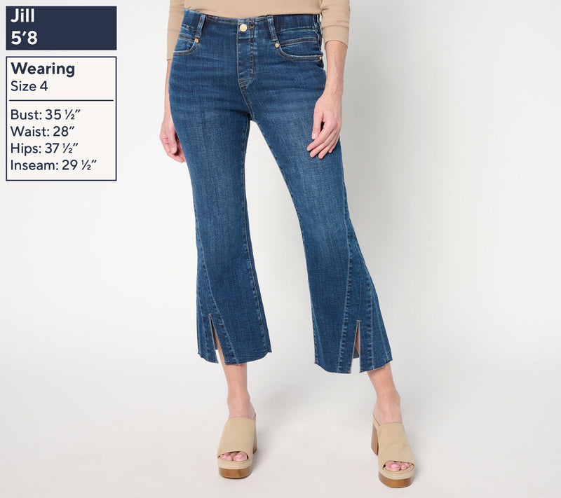 Liverpool Los Angeles Gia Glider Pull-On Twisted Split Hem Jean — View 6