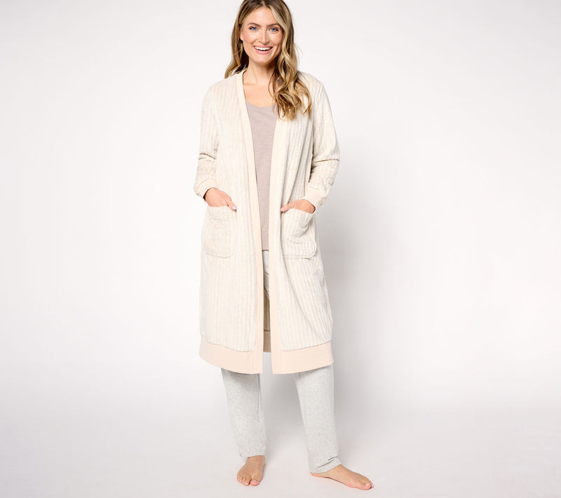 Berkshire Homewear Dobby Rib Heathered Cardigan — View 13
