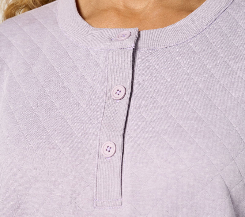 Berkshire Homewear Triple Needle Quilted Lounge Set — View 5