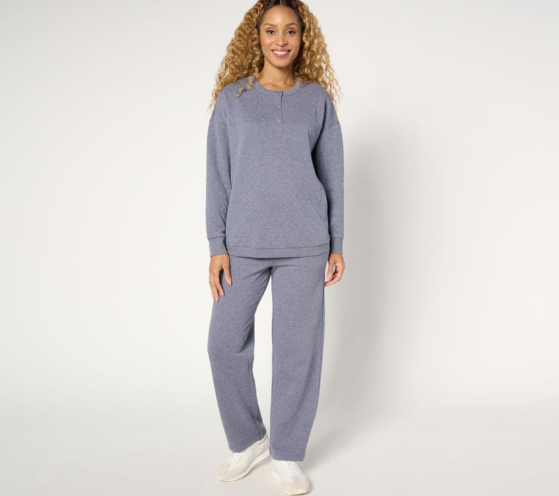 Berkshire Homewear Triple Needle Quilted Lounge Set — View 16