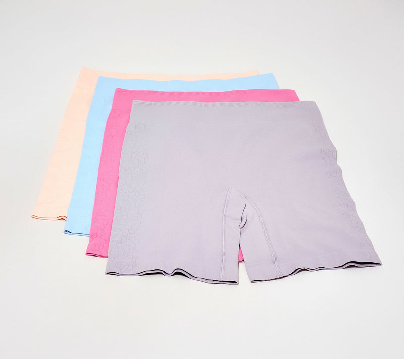 Breezies Cooling Comfort Seamless Long Leg Panty Set of 4 — View 3