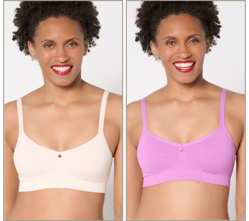 Breezies Cooling Comfort Seamless Wirefree Bralette 2 Pack — View 11
