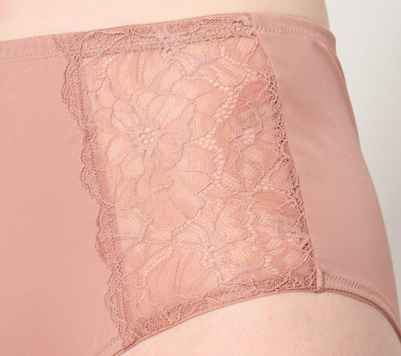 Breezies Soft Support Lace Brief Panty Set of 3 — View 4